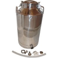 (image for) Toggle Lid Milk Can - 10 gallon with Outlet