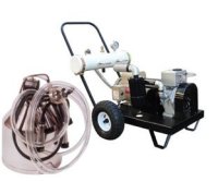 (image for) 1.5HP Portable Milker with 35# Stainless Bucket