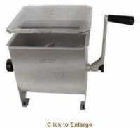 (image for) Weston Stainless Steel 20 lb Meat Mixer