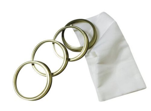(image for) Cheese Cloth and Wide Mouth Canning Rings