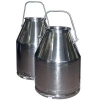 (image for) Coburn 65 lb SS Milking Bucket with Long Handle 8 gallon