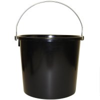 (image for) Black Dare Poly Pail - 10 qt - Case of 12