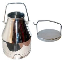 (image for) Stainless Bucket with Locking Lid - 4 gallons