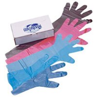 (image for) Raspberry Supreme Shoulder Length Gloves--Ctn / 100 One Case