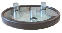 (image for) Clear Fresh Cow Lid w/Three 5/8" ID Nipples - Complete