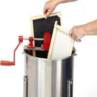 (image for) Little Giant Stainless Steel 2-Frame Extractor with Hand-Crank