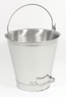 (image for) Stainless Steel Milking Pail with Tilting Handle - 20 Qt Case