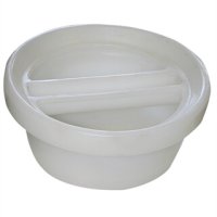 (image for) 80 lb (37 Kg) Poly Milk Bucket with Storage Lid and 2 Handles