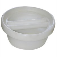 (image for) 40 lb (18 Kg) Poly Milk Bucket with Storage Lid and 2 Handles