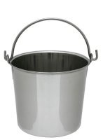 (image for) Stainless Steel Pail Heavy Duty - 8 quart