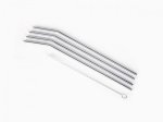 (image for) Stainless Steel Straws - Set of 4