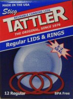 (image for) Tattler Regular Mouth Canning Lids and Rings