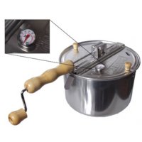 (image for) Modified Whirley-Pop Coffee Roaster