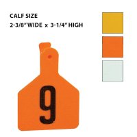 (image for) Z-Tag Calf Eartag - 25 tags -Numbered