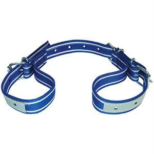 (image for) Adjustable Heavy-Duty Cow Hobble--Blue & White