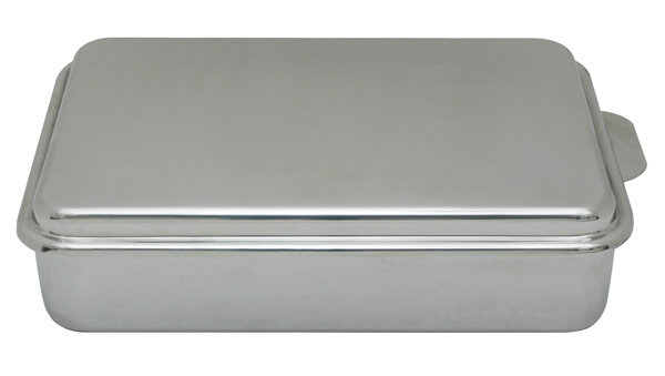 Stainless Steel Covered Cake Pan 8W44